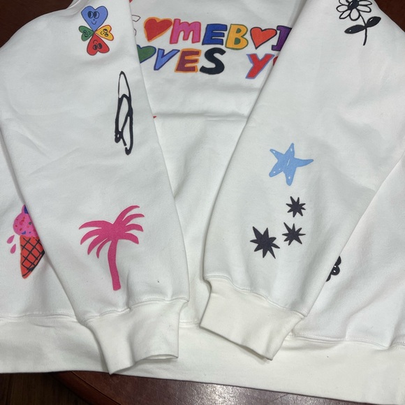 The Mayfair Group @ISCREAMCOLOR Sweatshirt Crewneck Somebody Loves You - Picture 10 of 13